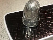 English Pewter Vintage Thimble