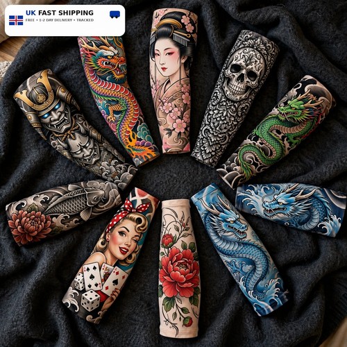 Tattoo cover arm sleeves - cover, uv