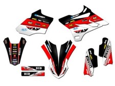 2019-2021 YZ 85 RICOCHET Black Senge Graphics Kit Compatible with Yamaha