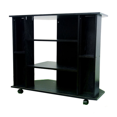 Deep black wooden tv - 18",