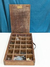 Vintage Wooden Fixings Storage