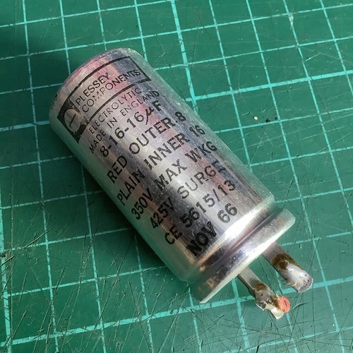 Vintage plessey capacitor - plessey,