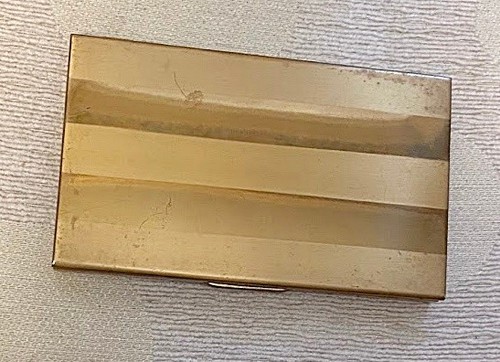 Vintage cigarette case 50s - vintage,