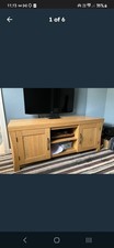 Solid Oak TV Unit