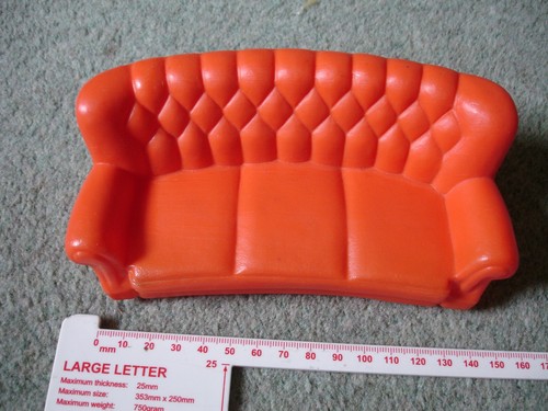 Vintage 1970s orange - orange, plastic