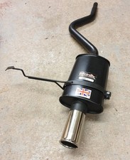 Cinquecento Sporting SPORTEX Exhaust Rear Silencer - 3" Tip Centre Exit