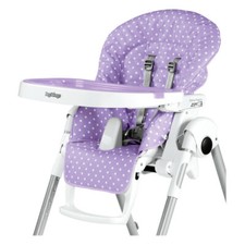 Original Prima Pappa Zero3 Babydot Lilac Peg Perego Highchair Cover