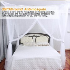 4 Corner Mesh Double Bed