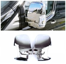 Chrome Mirror Cover 2 pcs ABS For Ford TRANSIT MK8 2014-UP SHORT ARM