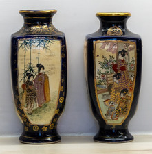 Hand-painted Pair Of