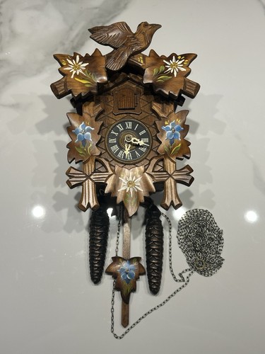 Handmade black forest cuckoo - black,