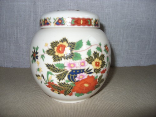Sadler ginger jar tea caddy - ginger,