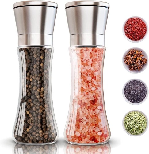 2pcs salt pepper grinder set - 2pcs,