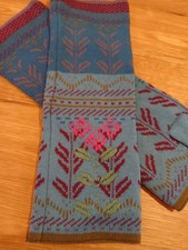 Long Fingerless embroidered