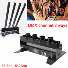 4Shots Confetti Cannon Launcher DMX Remote Stage Effect For Disco Club Reveal 8M