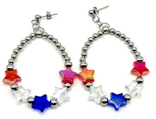 Patriotic red white - red,, blue