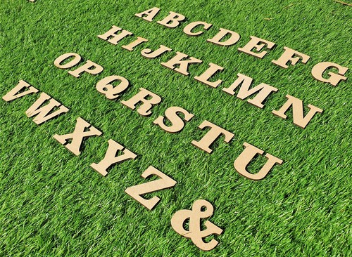 Wooden mdf letters extra large - letters,