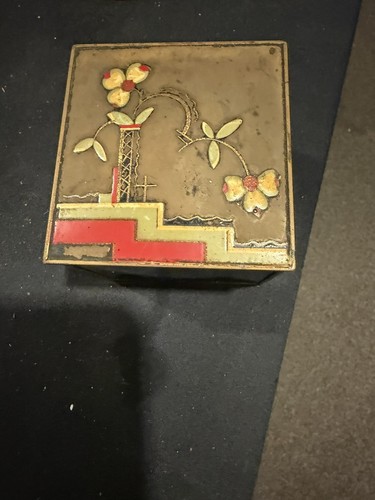 Art deco brass and - brass, enamel