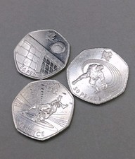 OLYMPIC 50p coins Fifty Pence