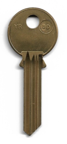 Yale pin security key - 6, blank