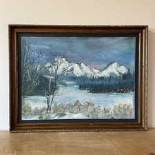Snowy Mountain Landscape