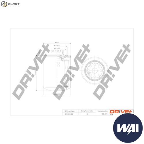 Oil filter dp1110 - filter, dp1110.11.0262