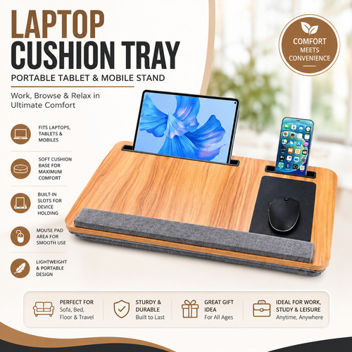 Laptop cushion tray - laptop,