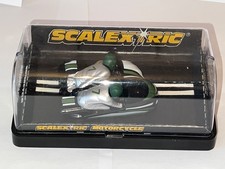 RARE BNIB Scalextric C282 Motorcycle Sidecar Combination Green #7 Slot Car 1:32