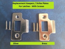 Door Keeper Strike Plates For  Latches Slam Type Striker Lock Latch Striking