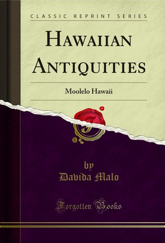 Hawaiian antiquities moolelo - hawaiian,