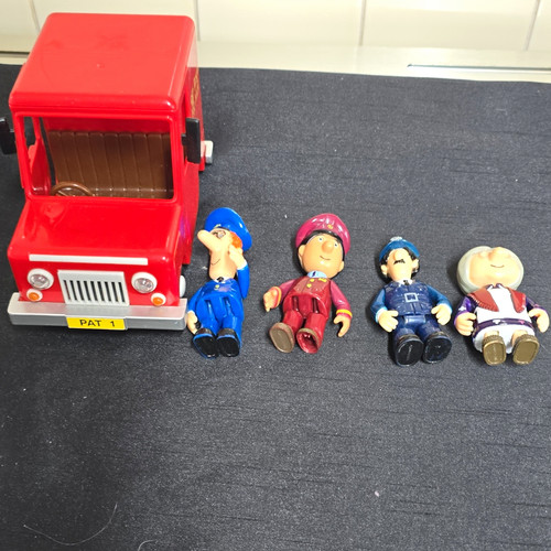 Postman pat royal mail - red, van