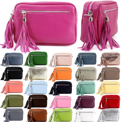 Ladies italian leather tassel - leather,