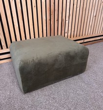 Dfs footstool velvet mineral - dfs,