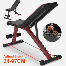 Adjustable Foldable Weight Bench Full Body Strength Training Incline Workouts