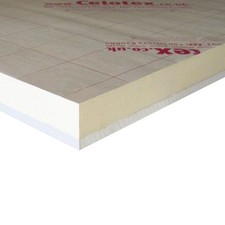 Thermal Insulated Plasterboard Celotex 2400x1200 62.5mm PL4000 - Multi Quantity