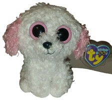 Ty Beanie Boos - DIVA the Bichon Frise Dog 6" MWMTs Plush Stuffed Animal Toy
