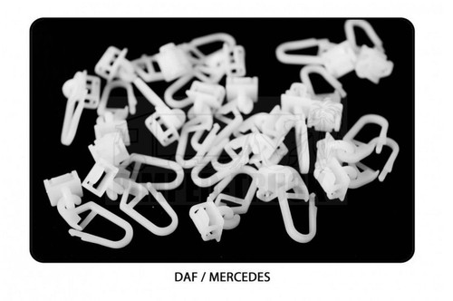 Daf mercedes curtains hooks - daf,,