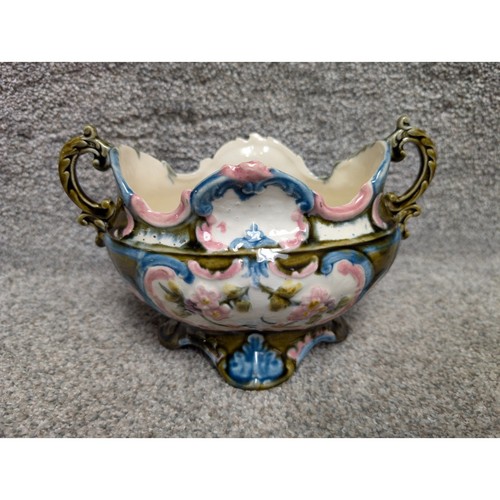 George jones majolica pedestal - jones,