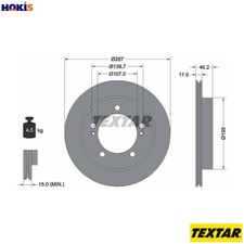 2x BRAKE DISC 92076400 FOR