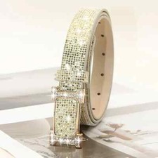 Elegant Rhinestone Waist Belt