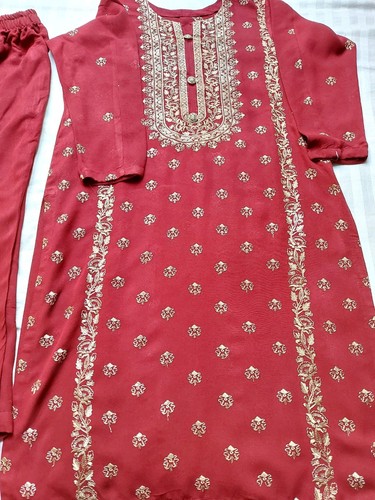 Embrioded shalwar kameez like - shalwar,