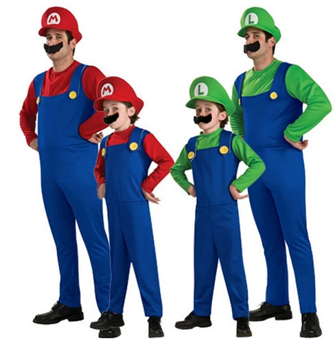 Mens adult super - mario, and