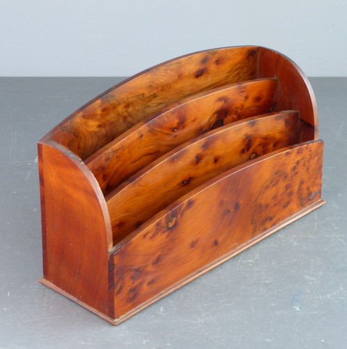Art deco style thuya - , wood