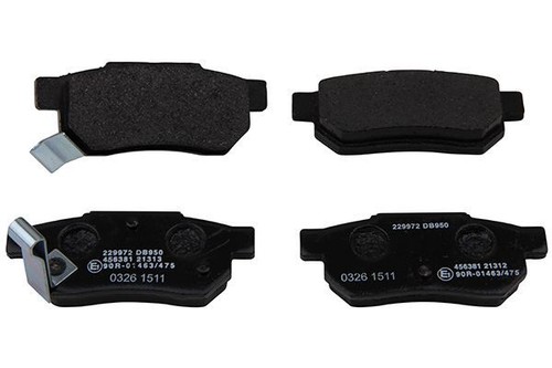 Rear brake pad set - set, for