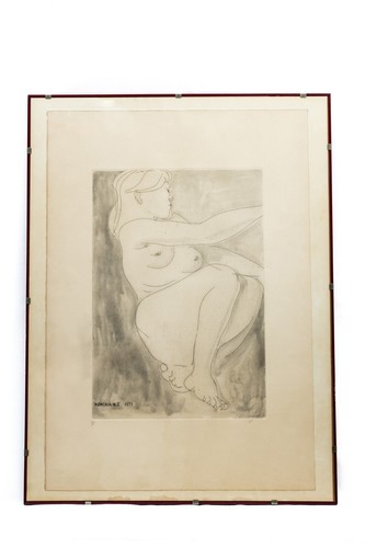 Painting etching 1971 - painting,