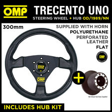 OMP TRECENTO UNO 300mm STEERING WHEEL & BOSS VAUXHALL CORSA B with EPS 17mm 98-