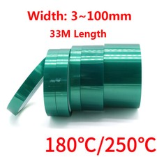 33M Green Polyimide PET Tape High Temperature Heat Resistant BGA PCB 5mm-100mm