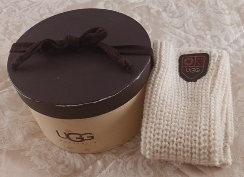 Ugg cream chunky wool - , knitted