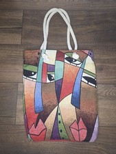Gobelin Tapestry Abstract Face
