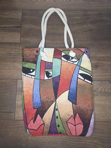 Gobelin tapestry abstract face - gobelin,